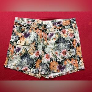 Multicolored stretch shorts